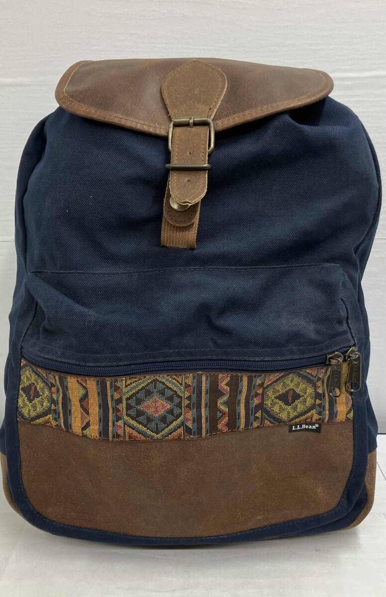 L.L.BEAN エルエルビーン リュック USA製 ボトムレザーチロリリュック 90s ヴィンテージ