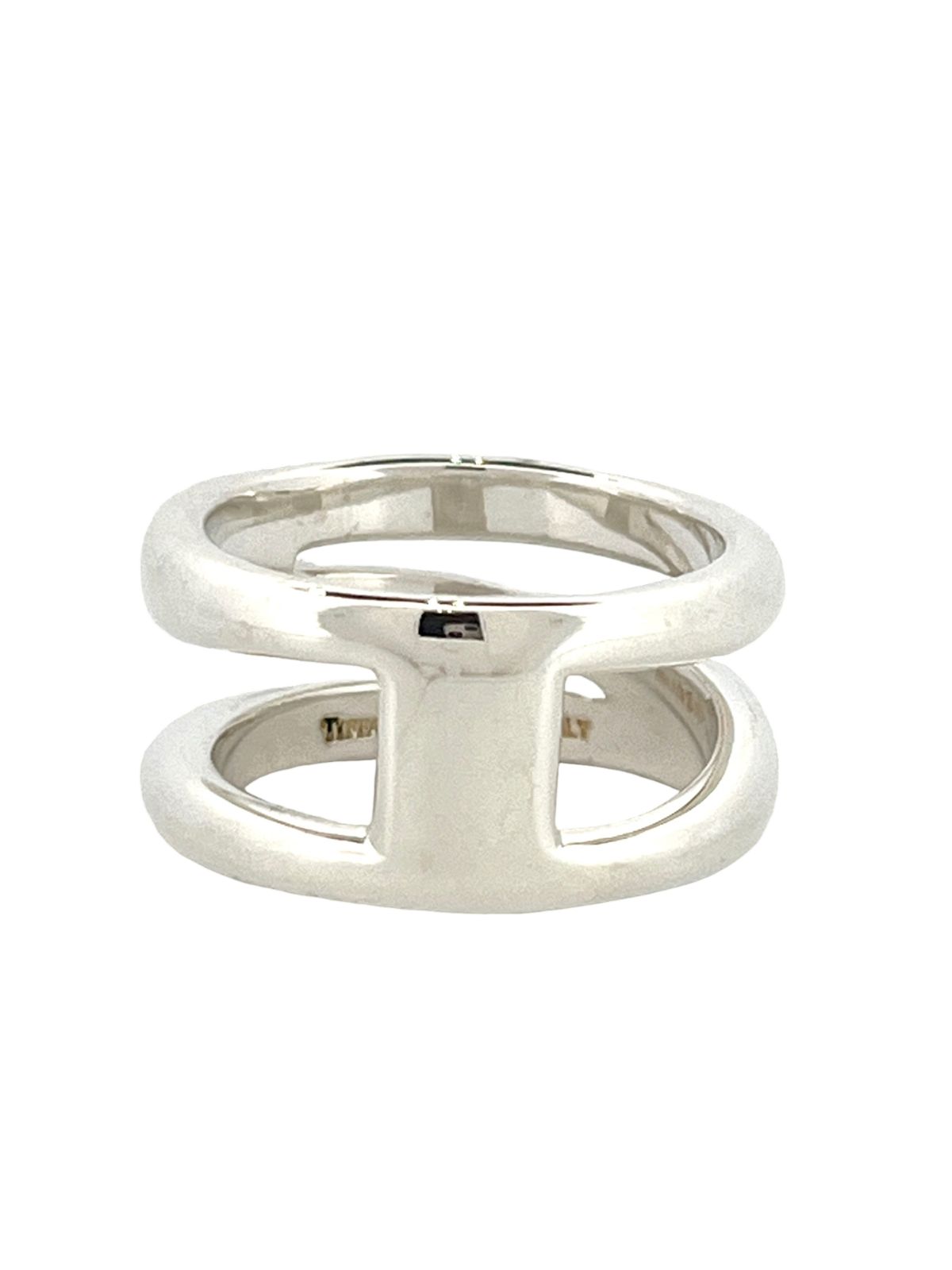 TIFFANY＆Co. ティファニー ダイアゴナル リング 指輪 925 9.3g 