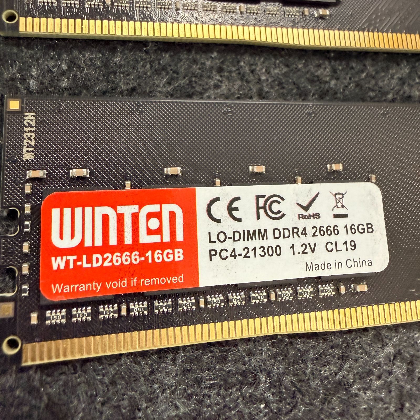 DDR4-2666 32GB(16GBx2) デスクトップ用 WINTEN - メルカリ