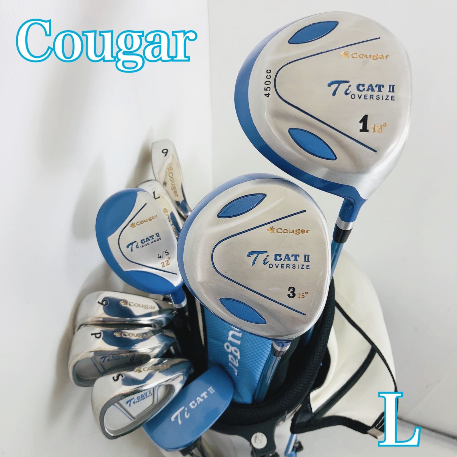 レディース Cougar クーガー Ti CAT II ゴルフクラブセット ゴルフ