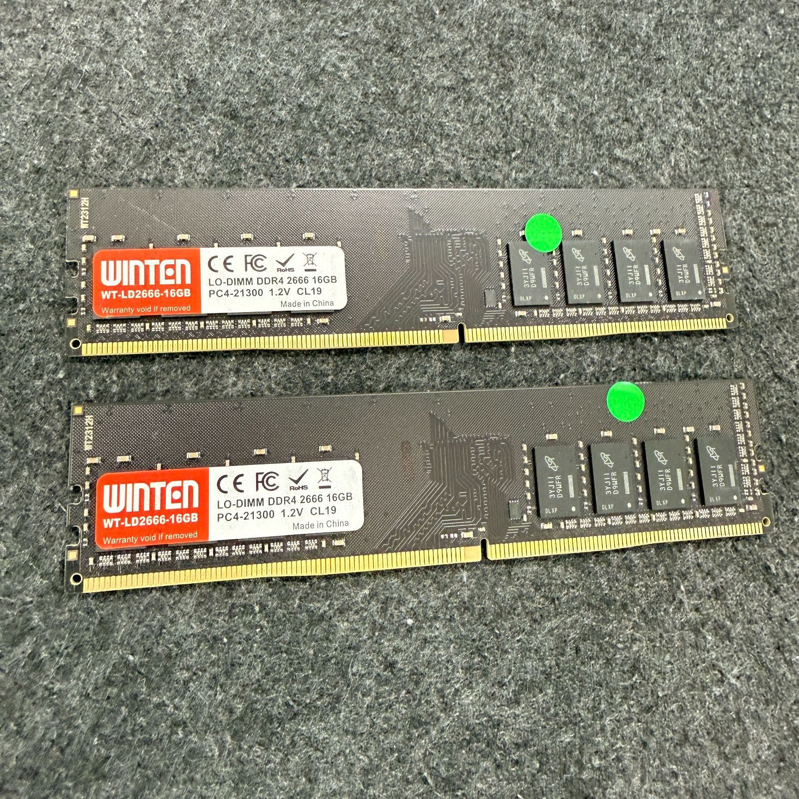 DDR4-2666 32GB(16GBx2) デスクトップ用 WINTEN - メルカリ