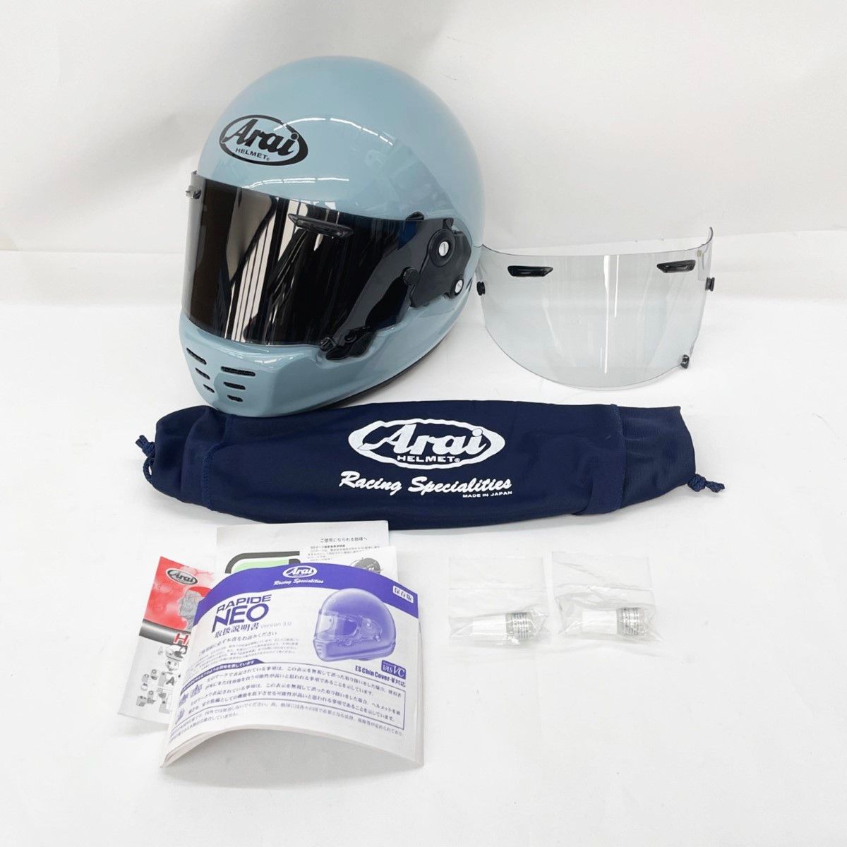 Arai RAPIDE NEO size61.62cm色アイスブルー　中古 Arai アライ ヘルメット RAPIDE NEO 61.62cm アイスブルー - メルカリ