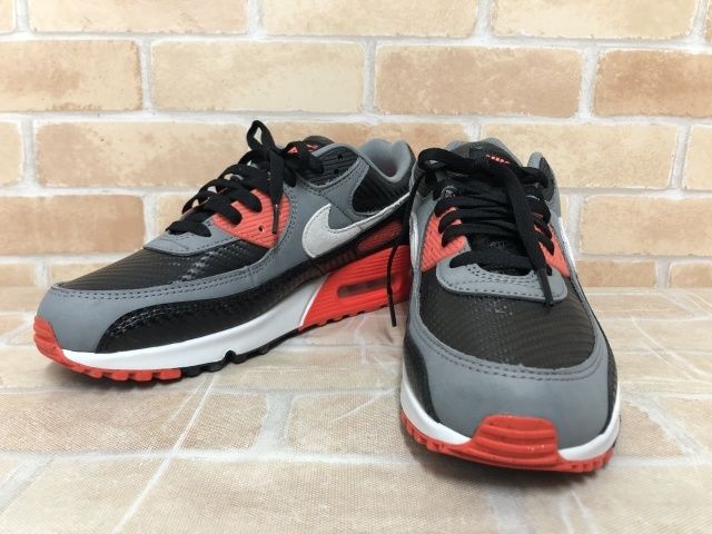 【中古】 NIKE ナイキ AIR MAX 90 PRM HM9432-001 グレー×ブラック×レッド US10（28cm） 111453931