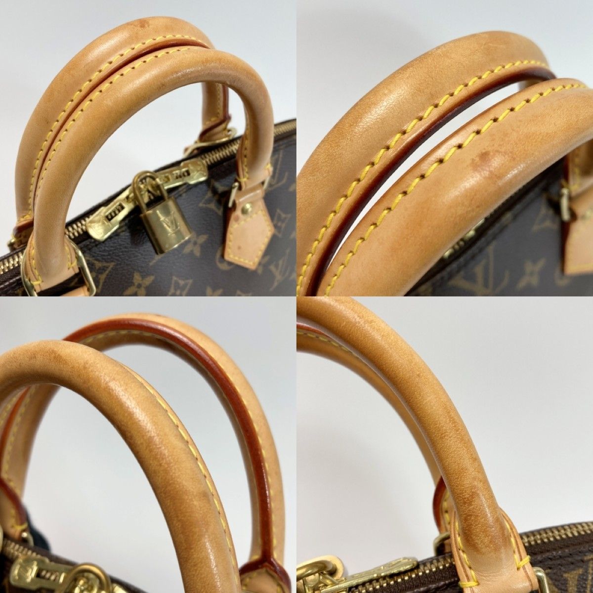 【美品】Louis Vuitton アルマ M51130 モノグラム パドロック LOUIS VUITTON ルイヴィトン モノグラム アルマ ハンドバッグ M51130