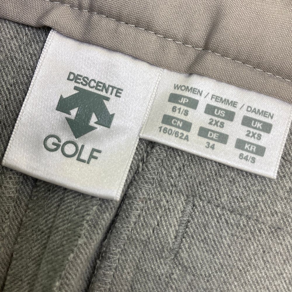 サイズ：S DESCENTE GOLF デサントゴルフ スカート グレー系