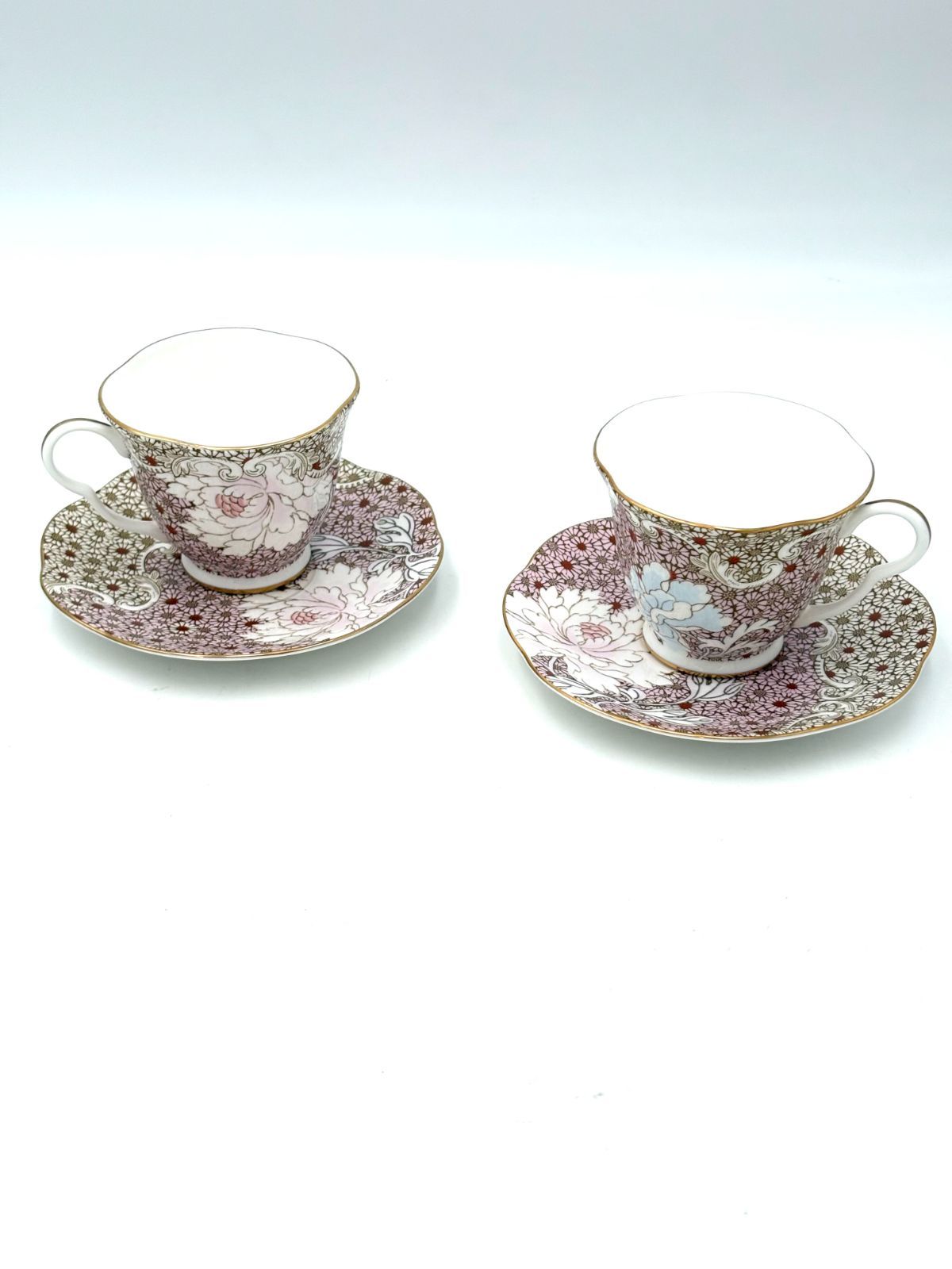 ウェッジウッド WEDGWOOD デイジー Daisy ピンク カップ&ソーサー 2客セット