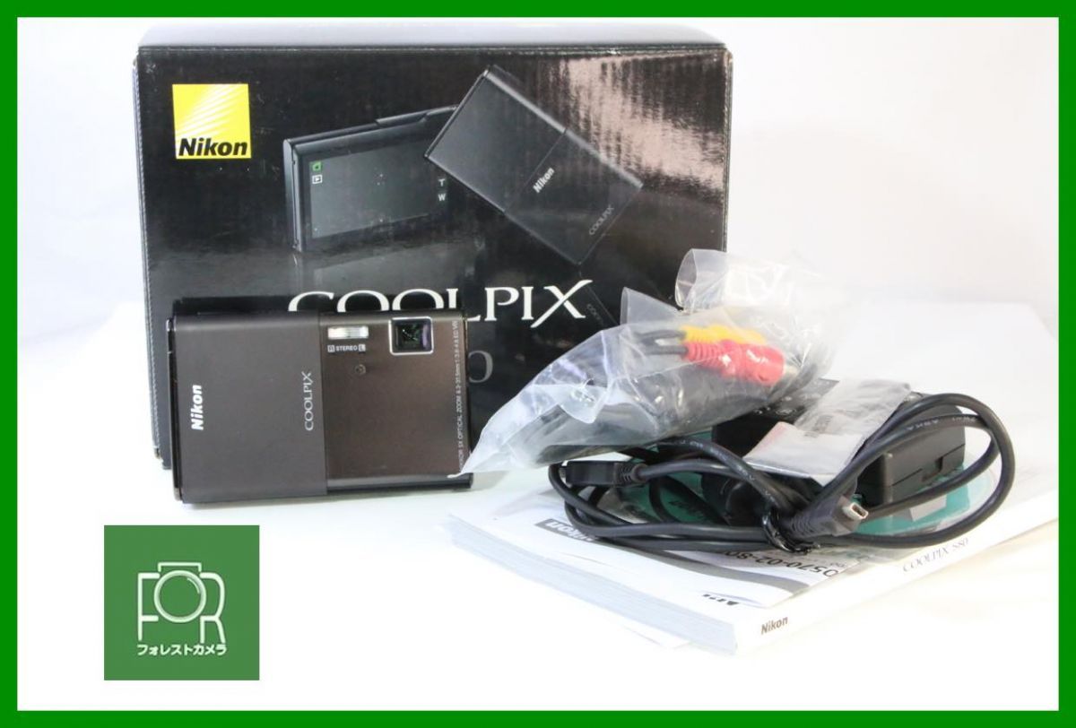 【動作保証・点検済】良品■到着後即使える■Nikon COOLPIX S80■バッテリー・チャージャー・4GB SDカード・箱付き■AH311