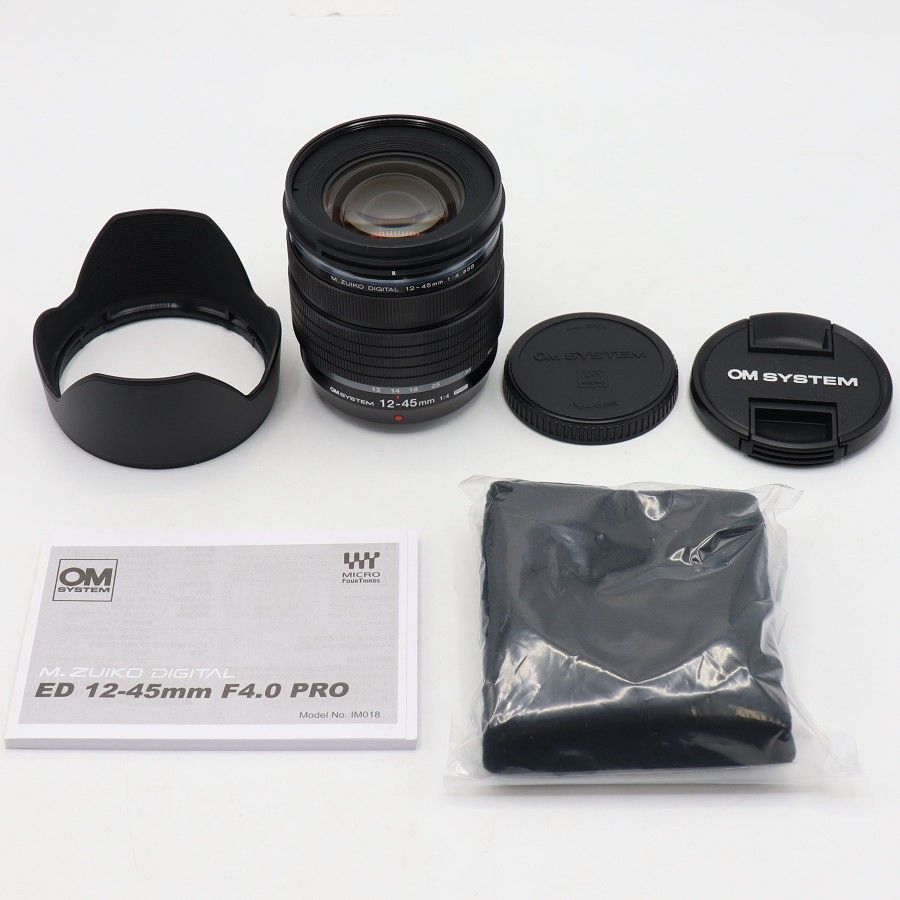 【美品】オリンパス M.ZUIKO DIGITAL ED 12-45mm F4.0 PRO 標準ズームレンズ マイクロフォーサーズ 交換レンズ