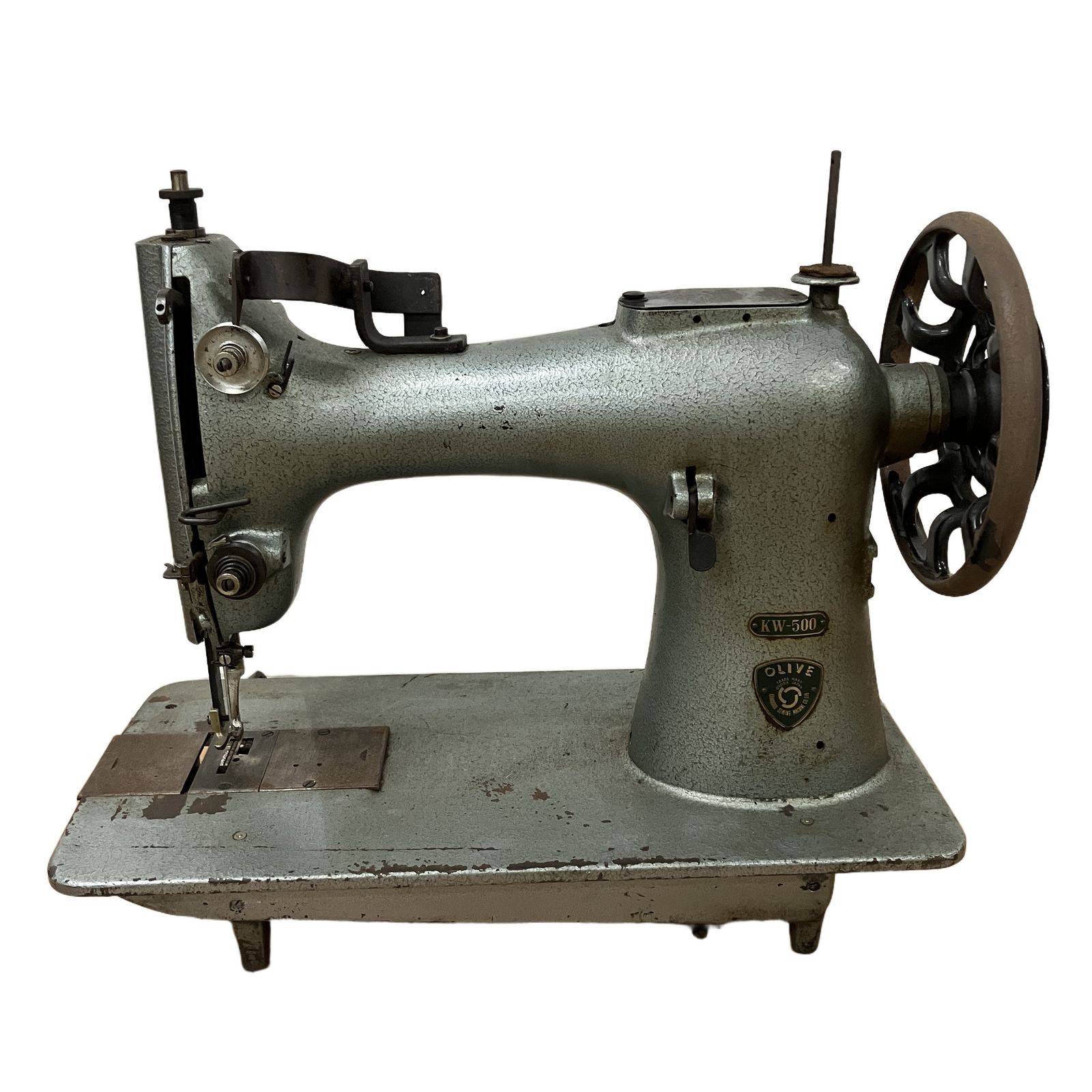 OLIVE KW-500 工業用ミシン レザークラフト オリーブ ジャンク S11238587