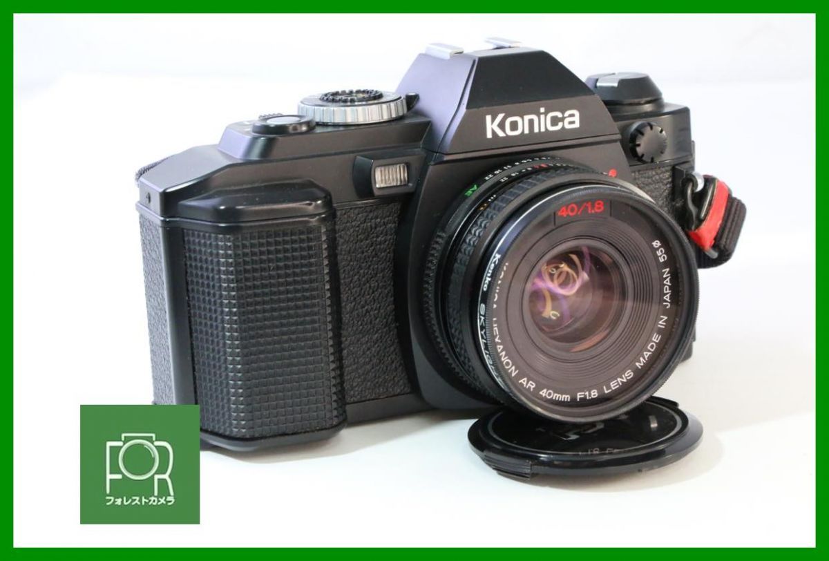 【動作保証・点検済】良品■KONICA FS-1 + HEXANON AR 40mm F1.8■■シャッター全速・露出計完動■AH135