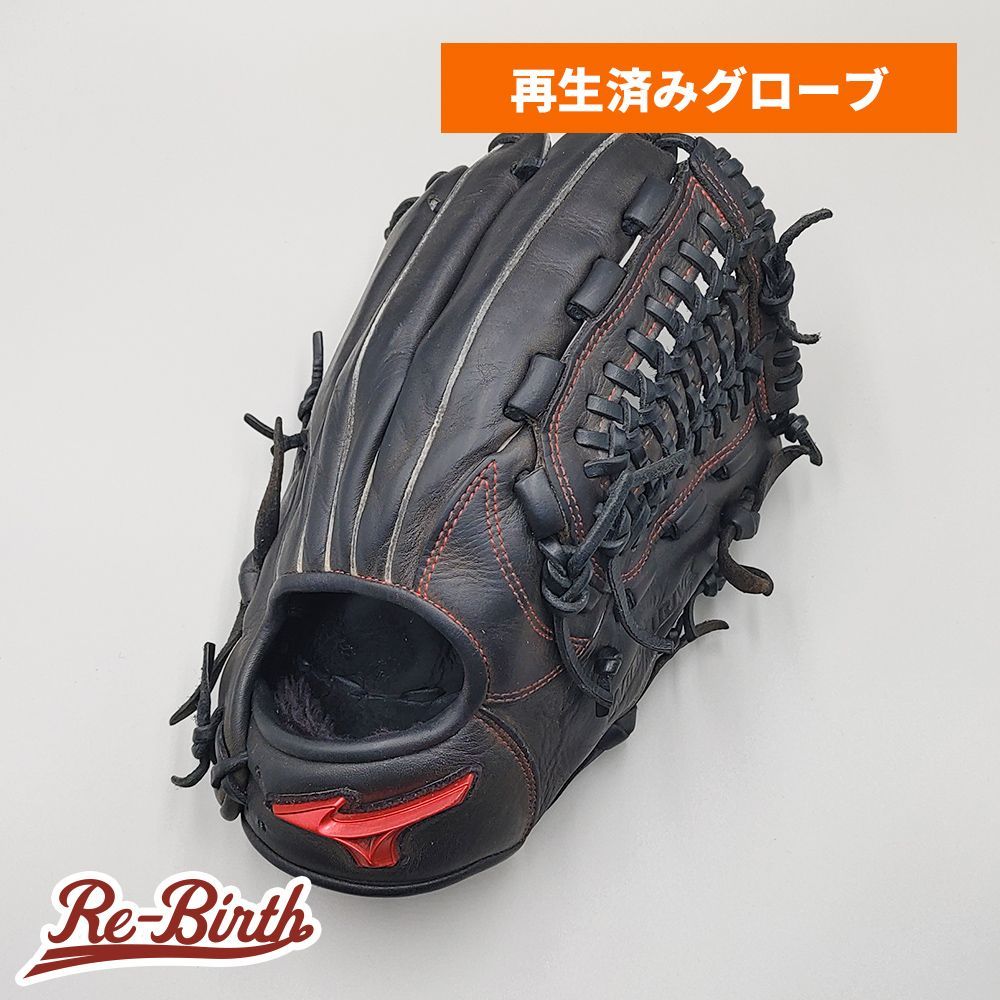 【クリーニング済み 】 ミズノ ソフトボール用グローブ / オールラウンド用 型付け済み (mizuno グラブ)[WE1608]