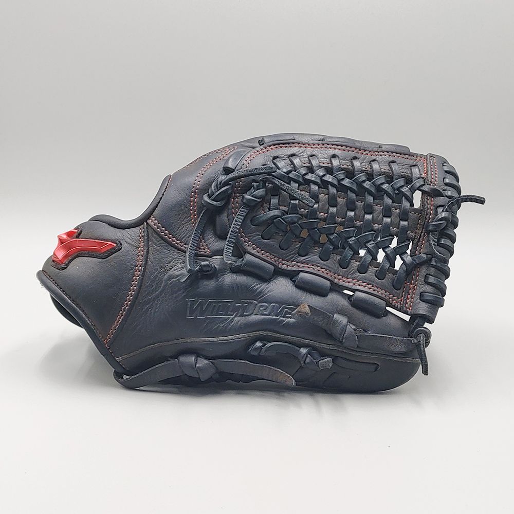 【クリーニング済み 】 ミズノ ソフトボール用グローブ / オールラウンド用 型付け済み (mizuno グラブ)[WE1608]