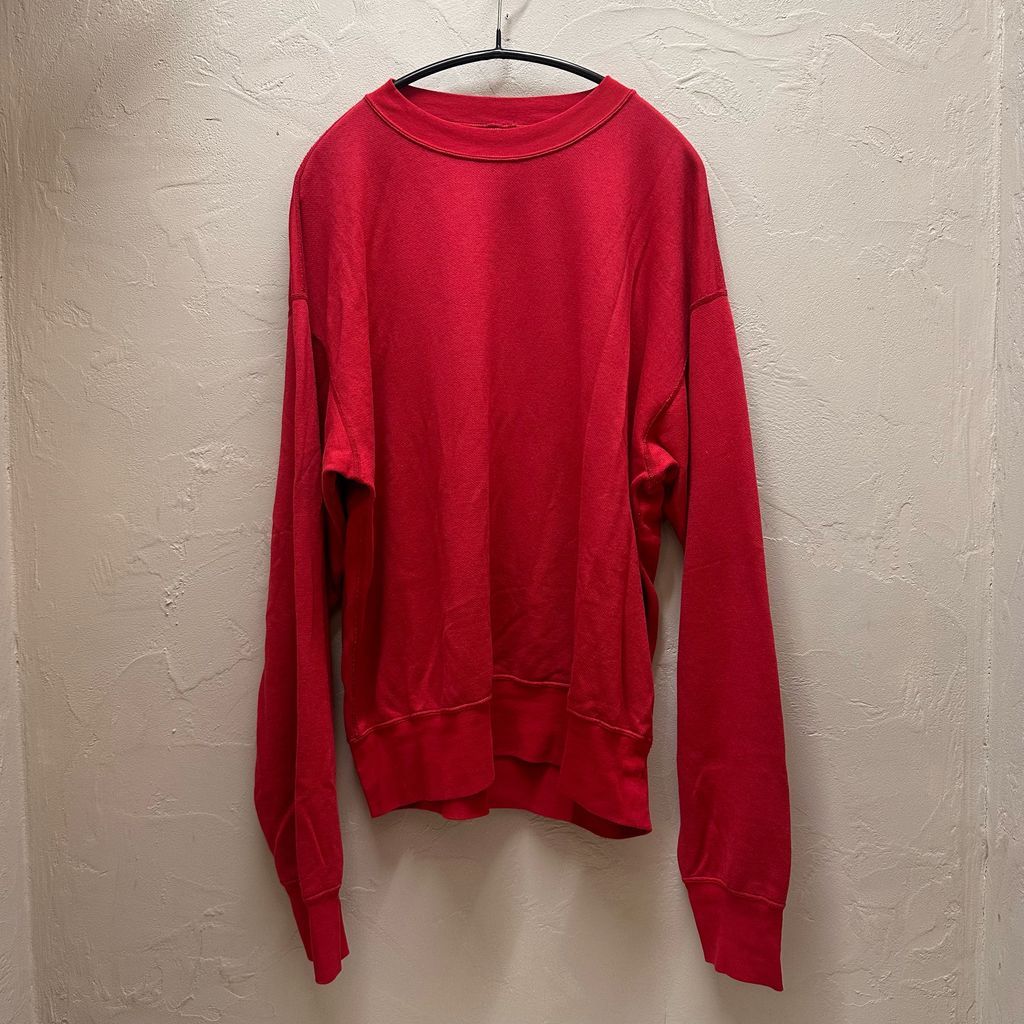 AURALEE オーラリー 26SS HIGH TWIST LIGHT SWEAT P/O スウェット A26SP02MU レッド系 size:5【代官山B05】