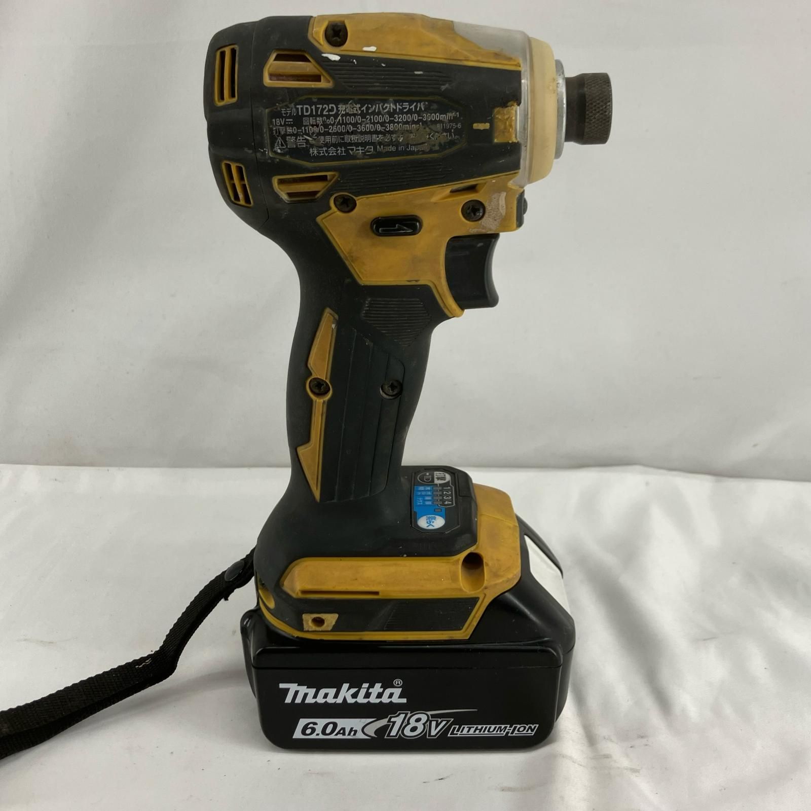 MAKITA マキタ 工具 締め付け工具 インパクトドライバ TD172D イエロー 