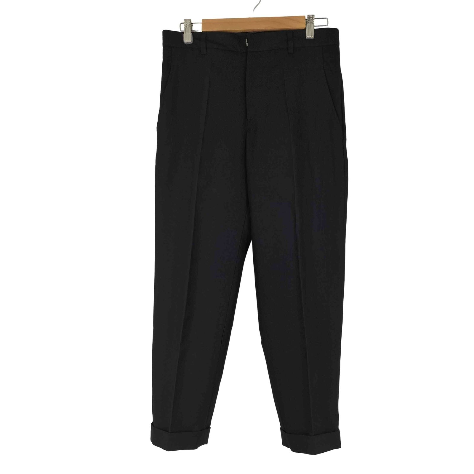 レギュレーションヨウジヤマモト REGULATION Yohji Yamamoto 23AW センタープレスパンツ レディース JPN：2