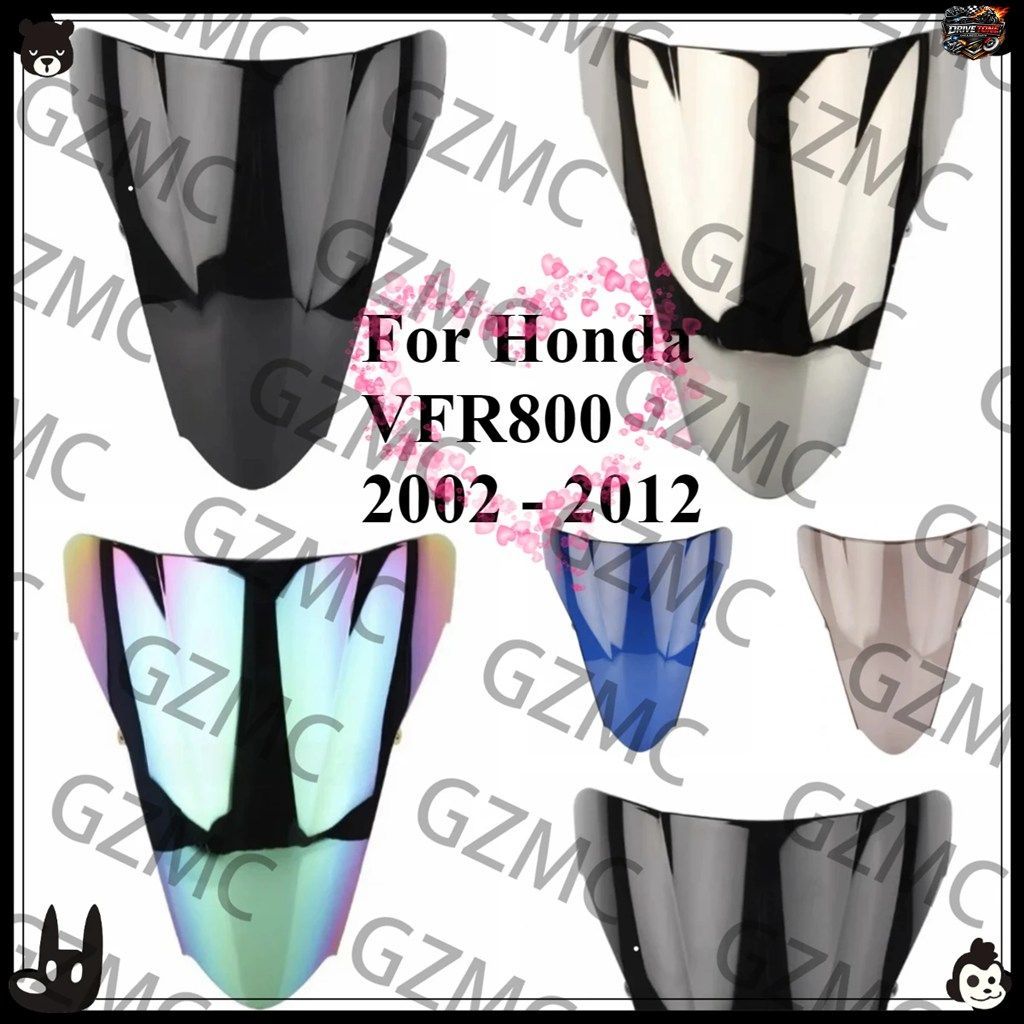 ウインドシールド VFR 800 2003 - 06 2010 2011 オートバイ用ウインドスクリーン ホンダ VFR800 2002 - 2012 ウインドディフレクター ダブ