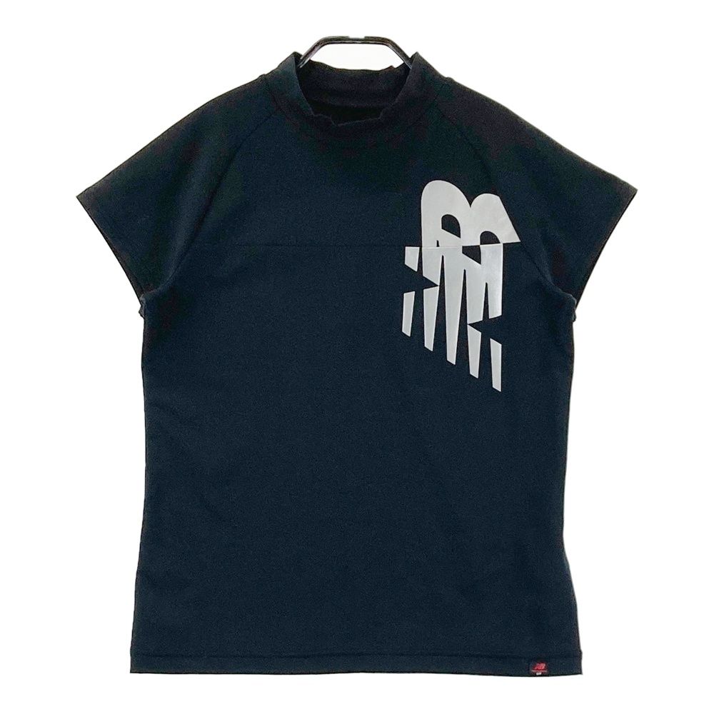 サイズ：1 NEW BALANCE GOLF ニューバランス ハイネック 半袖Tシャツ ブラック系 [240101694975] ゴルフウェア レディース ストスト