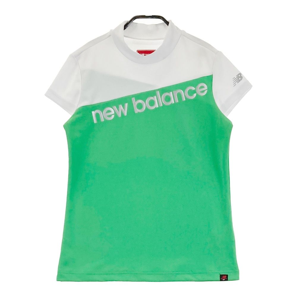 サイズ：1 NEW BALANCE GOLF ニューバランス ハイネック 半袖Tシャツ グリーン系 [240101694976] ゴルフウェア レディース ストスト
