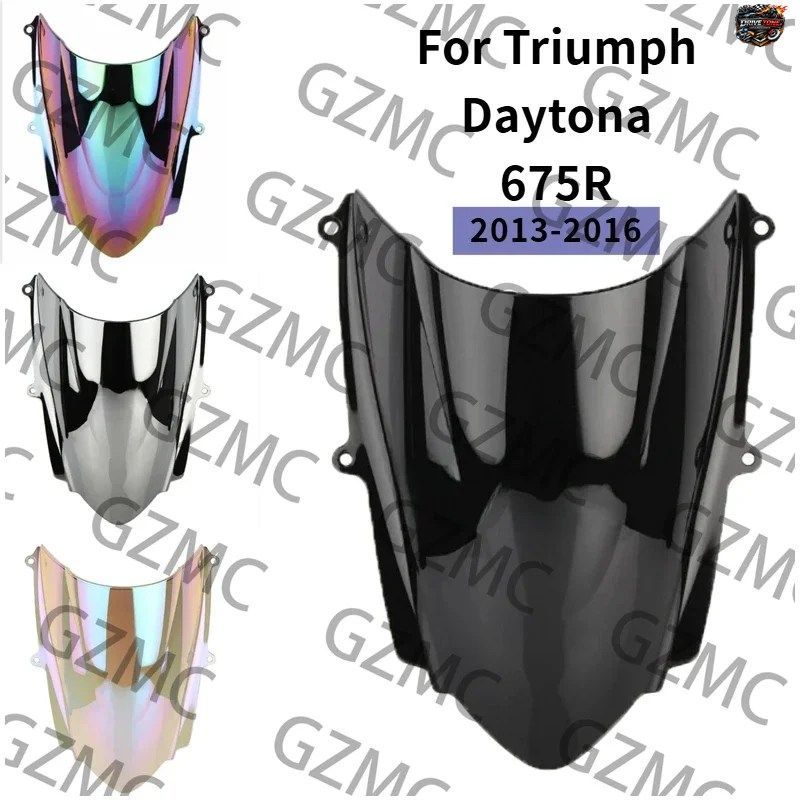 トライアンフ デイトナ 675 675R 2013 - 16 用アクセサリー ウインドディフレクター オートバイ用ウインドシールド ウインドスクリーン ウ