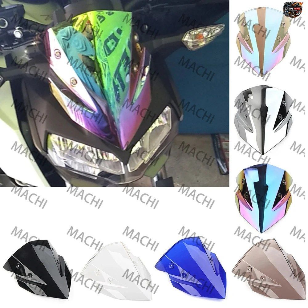 カワサキ Z400 2018-2023 用 ダブルバブル ウインドシールド デフレクター プロテクター ウインドスクリーン 2019 - 22 Z 400