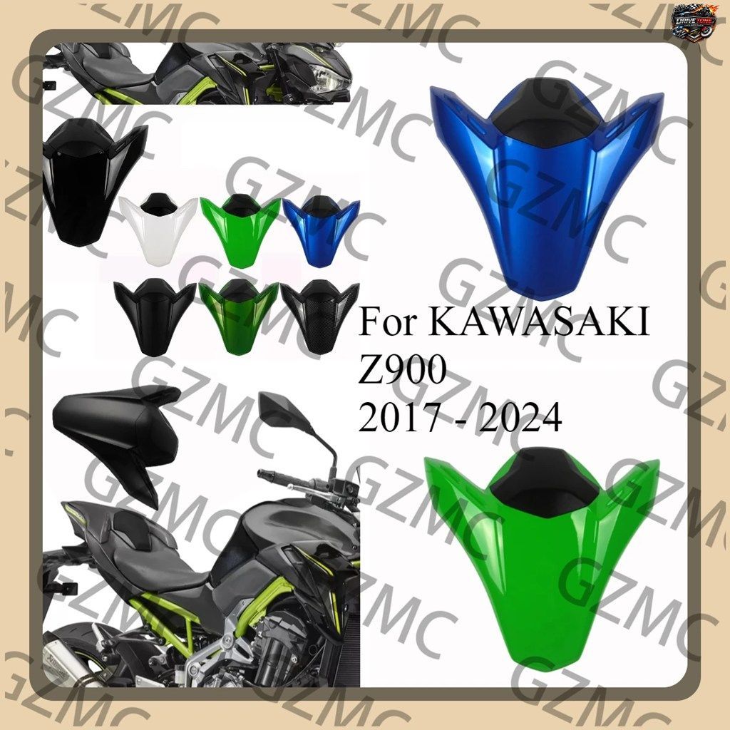 カワサキ Z900 2017 - 2024 用リアパッセンジャーピリオンシートカバーフェアリングカウルショックアブソーバー2022 2023シートフェアリン