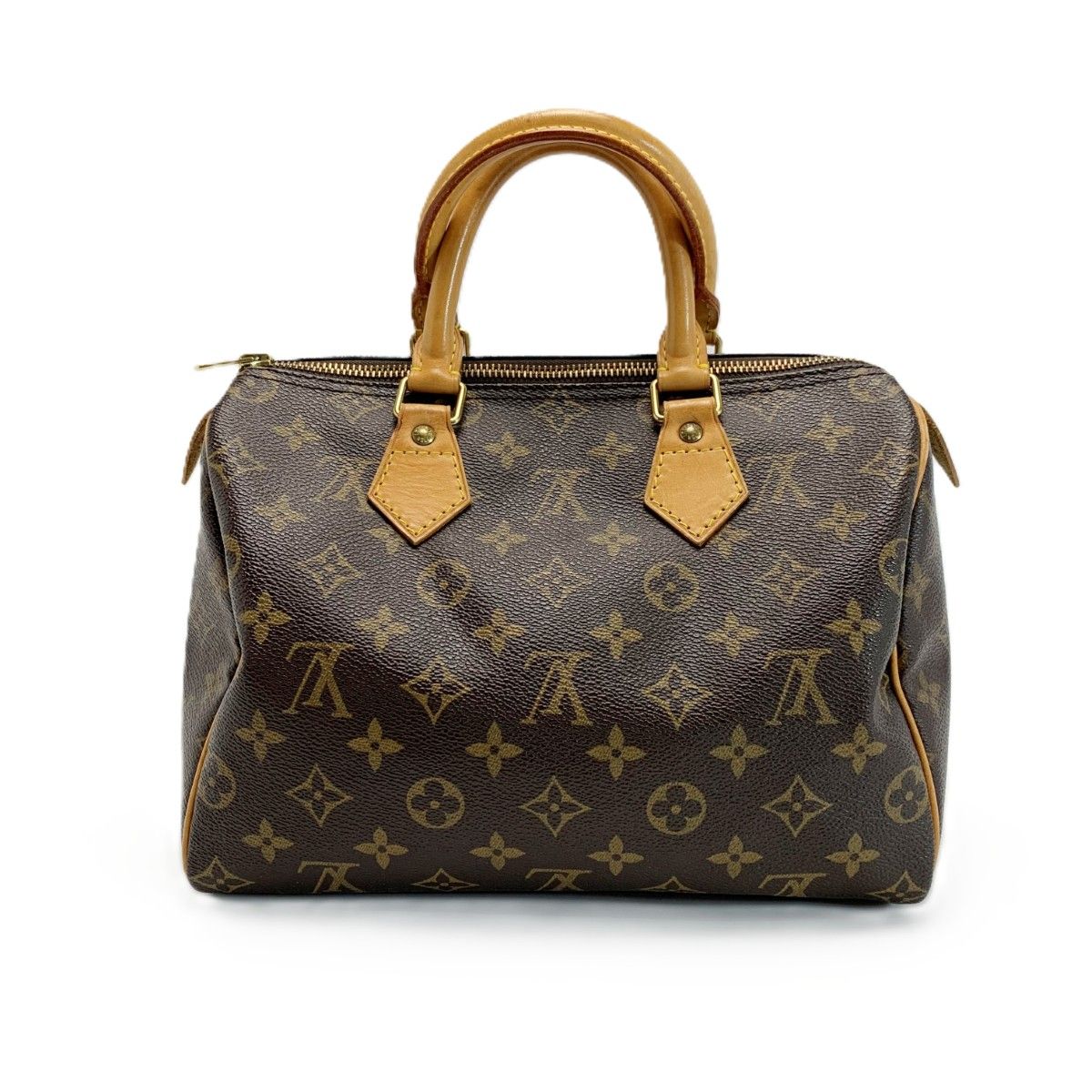 LOUIS VUITTON ルイヴィトン モノグラム スピーディ25 M41528 ブラウン ミニボストンバッグ