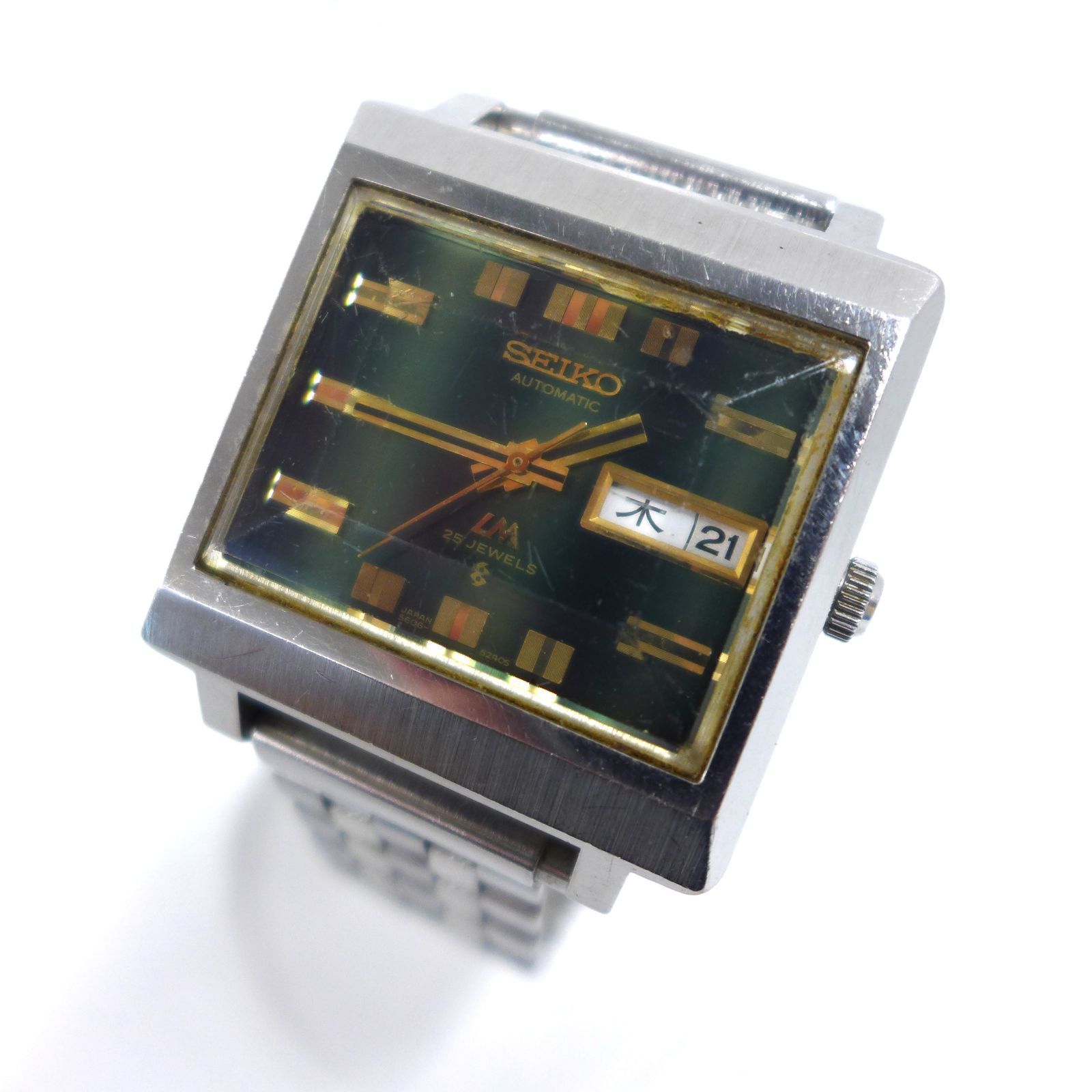 SEIKO 自動巻き 腕時計　ジャンク 稼働品】希少 SEIKO セイコー LM ロードマチック 自動巻き 腕時計