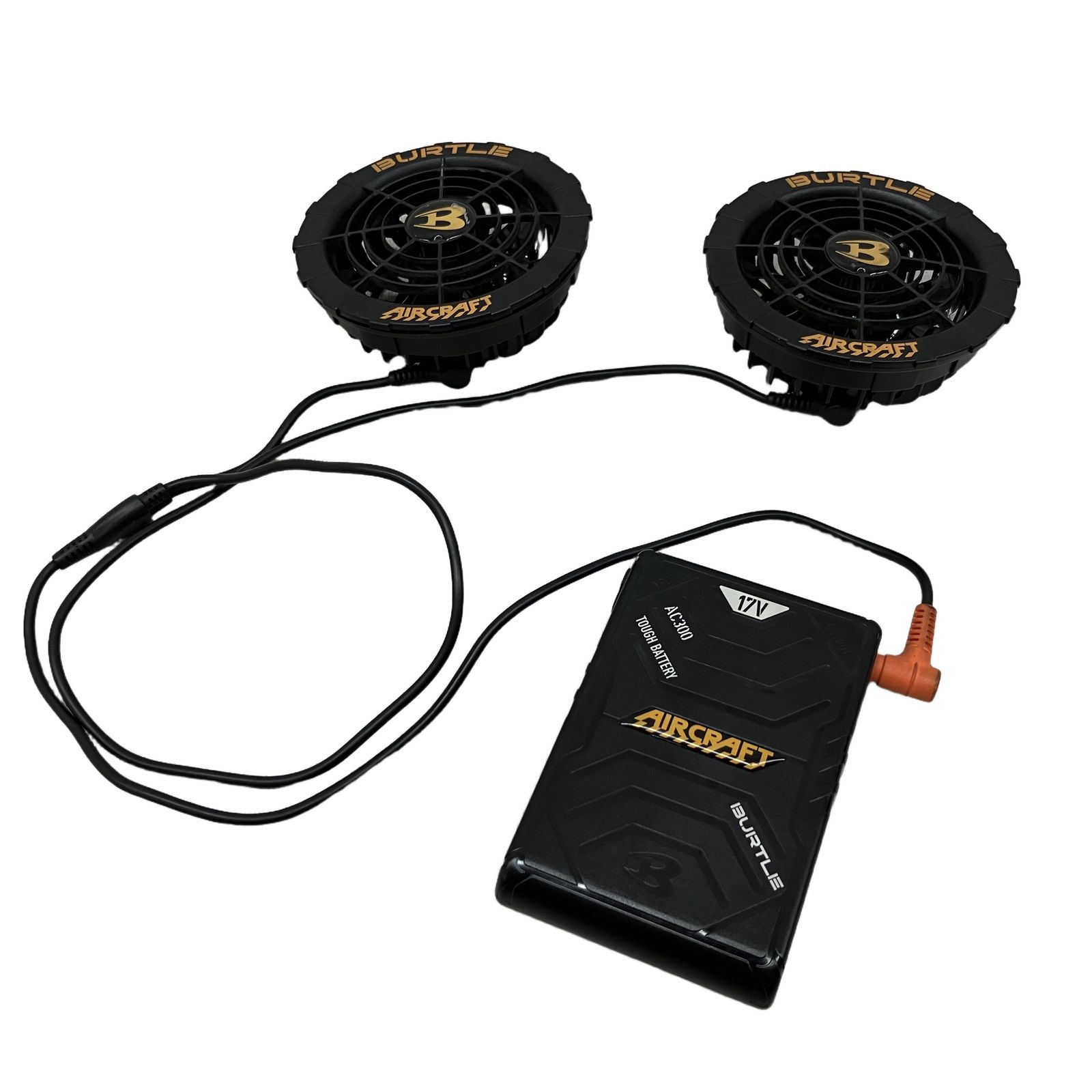 KYOCERA AC300 バッテリー AC310/311 BURTLE AIRCRAFT ファンユニット 京セラ 空調服用 中古 C11272373