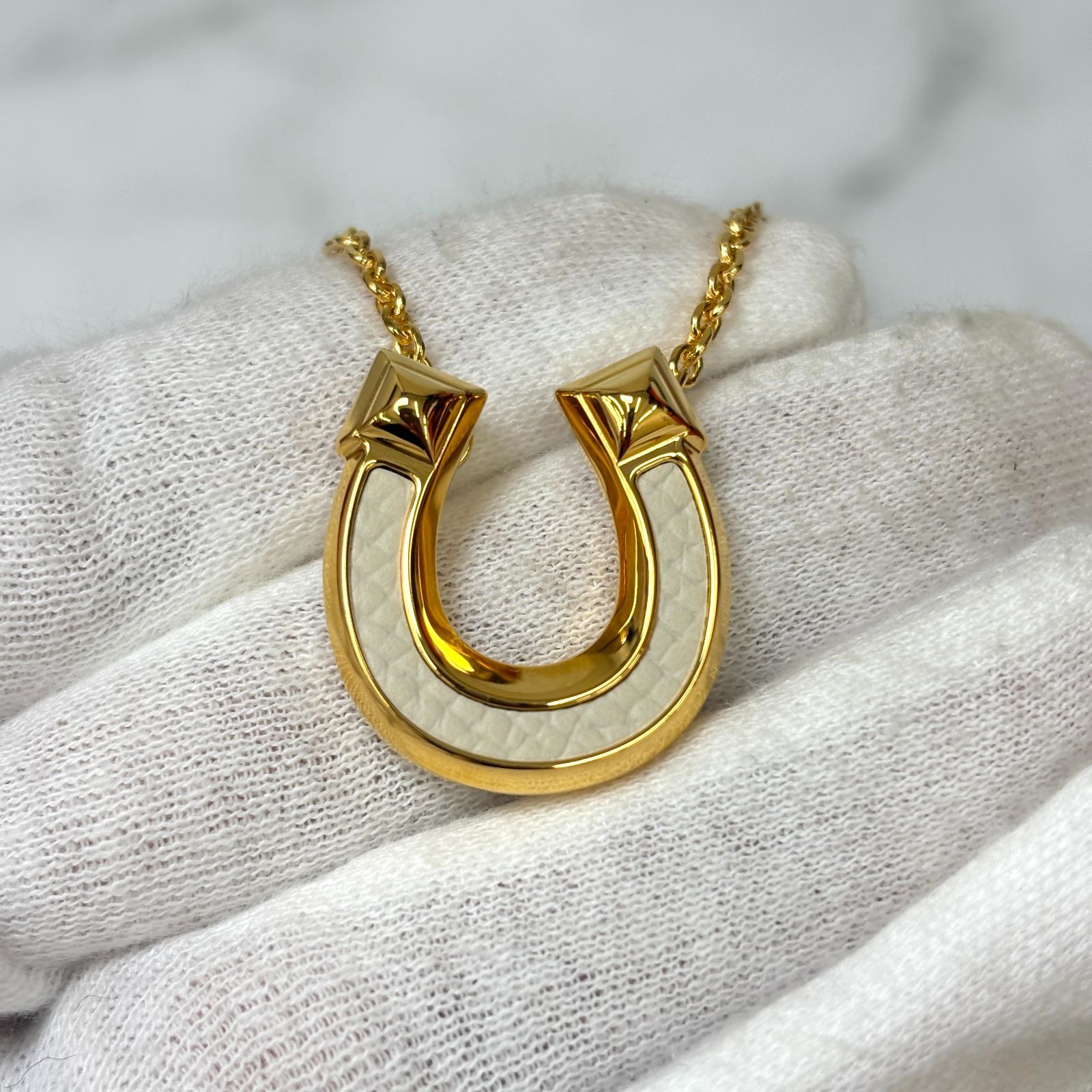 鑑定済み【 極美品 】エルメス 《 ジョケット 》 PM クレ イエロー 
