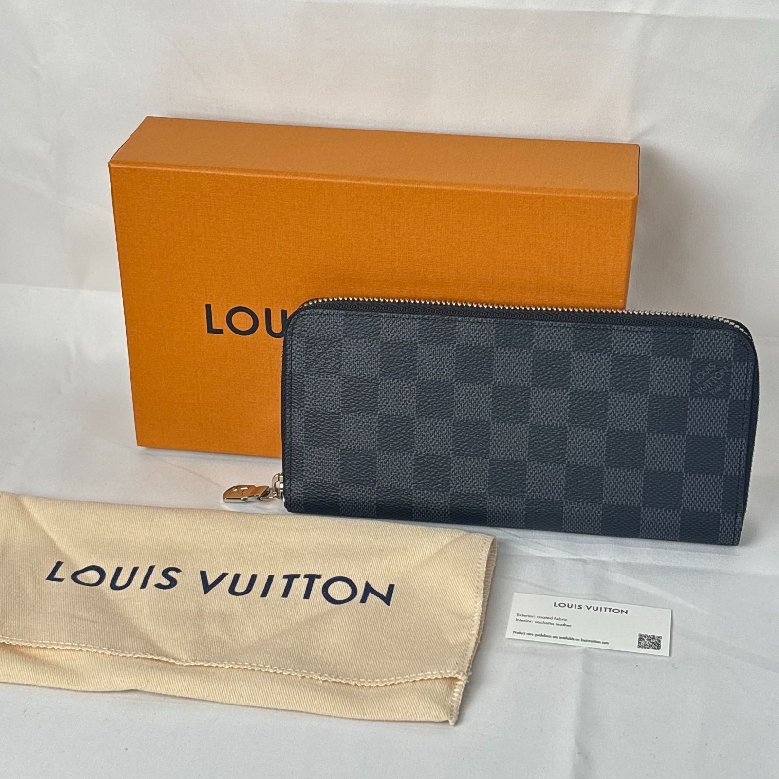 新品同様 ルイ ヴィトン LOUIS VUITTON ダミエ グラフィット ジッピー 