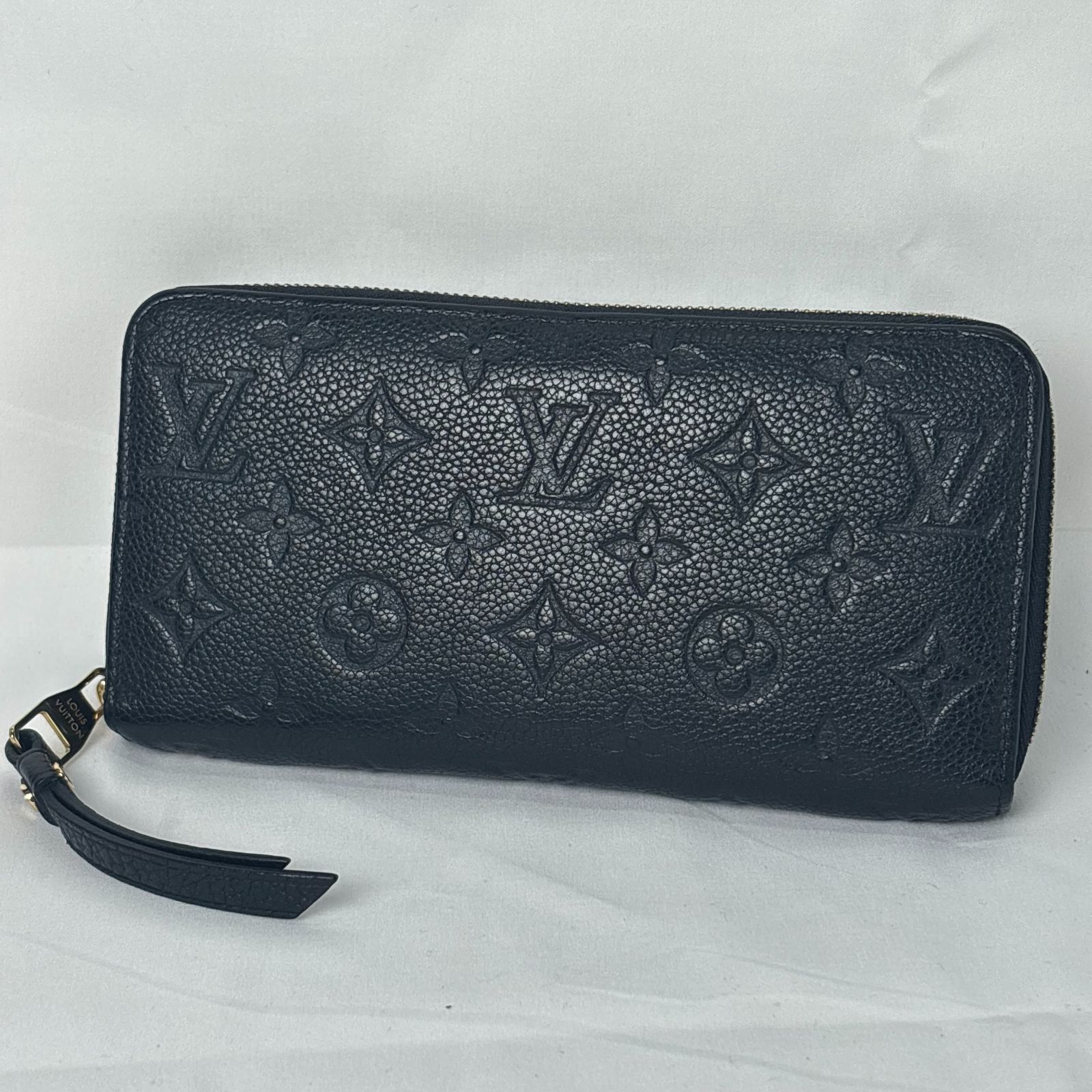 LOUIS VUITTON ルイ ヴィトン ジッピー・ウォレット 長財布 M61864 モノグラム・アンプラント ブラック ゴールド金具 RFID