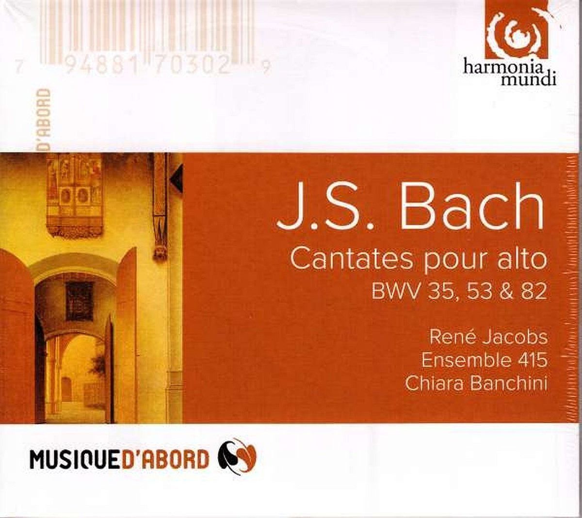 【CD】Cantatas Pour Alto Bwv82,