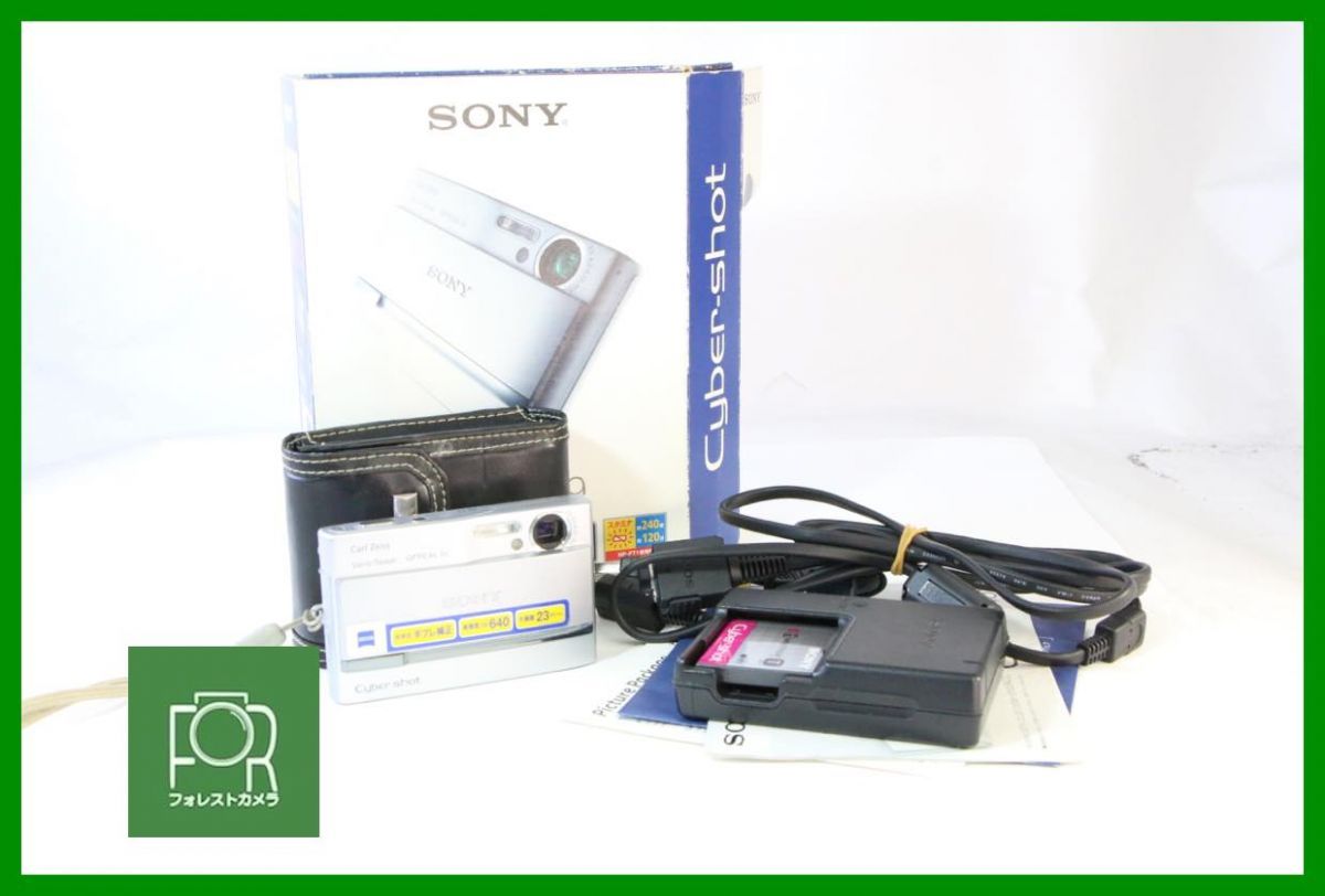【動作保証・点検済】良品■SONY DSC-T9■■バッテリー・チャージャー・箱付き■AH513