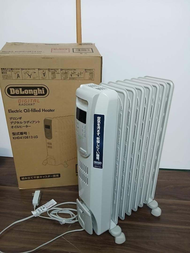 デロンギ オイルヒーター KHD410812-LG 暖房器具 動作品_S5292 - メルカリ
