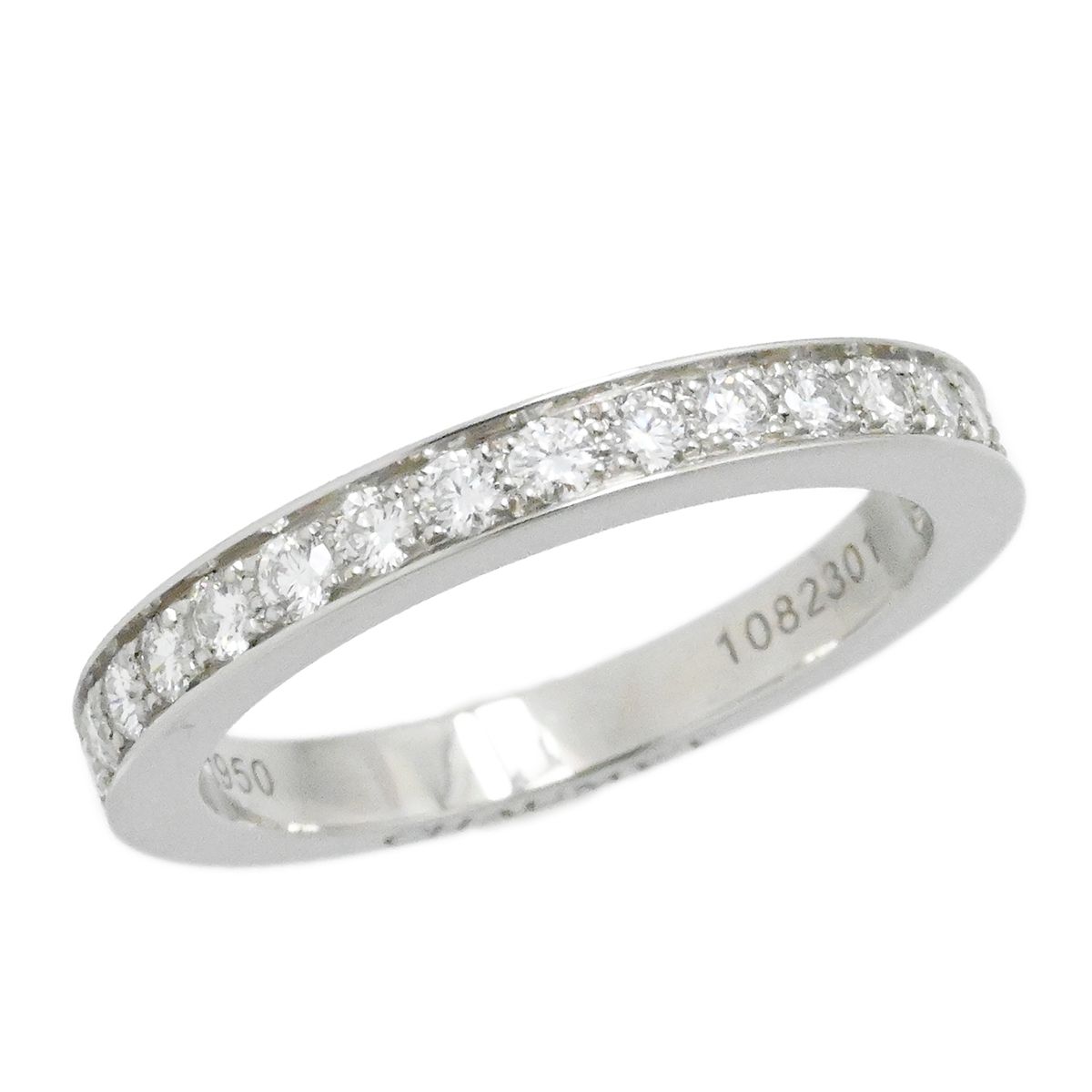 ショーメ CHAUMET PT950 プラチナ ハーフダイヤエタニティリング ダイヤモンド レディース サイズ11.5号