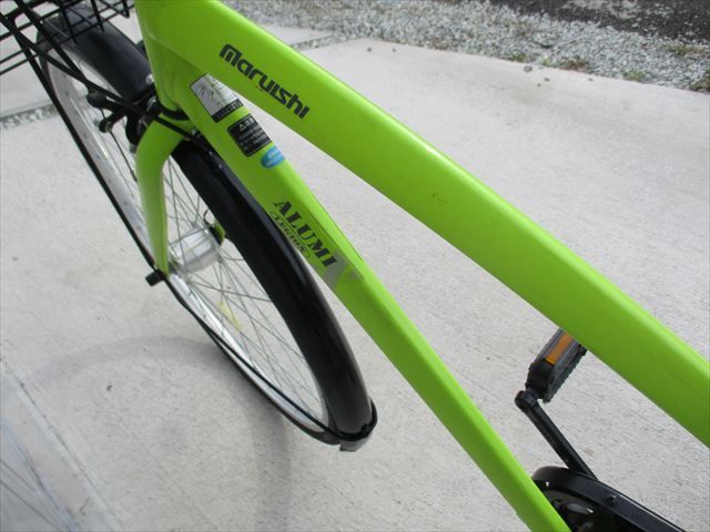 F99☆整備済み☆完成車発送☆中古シティ自転車【マルイシ ALUMI 27 