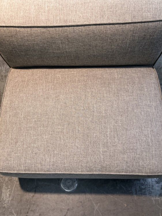 【中古品】オリバー 1人掛けソファ S・SF-25B-AL グレー