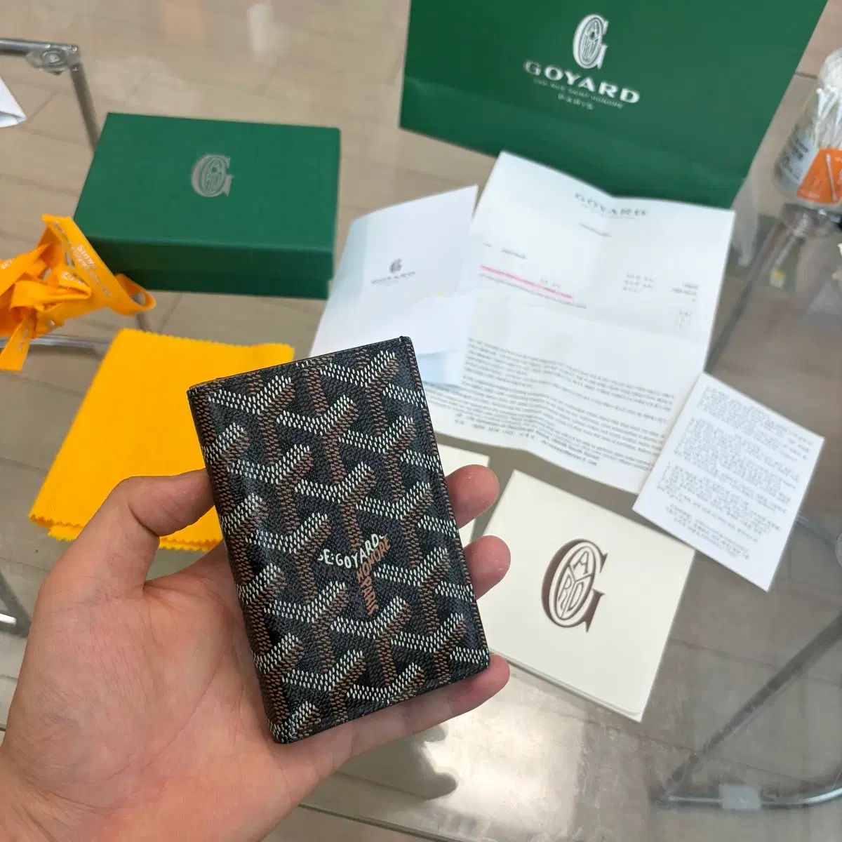 {ほぼ新品/フルセット}Masion Goyard サンピエール カードウォレット
