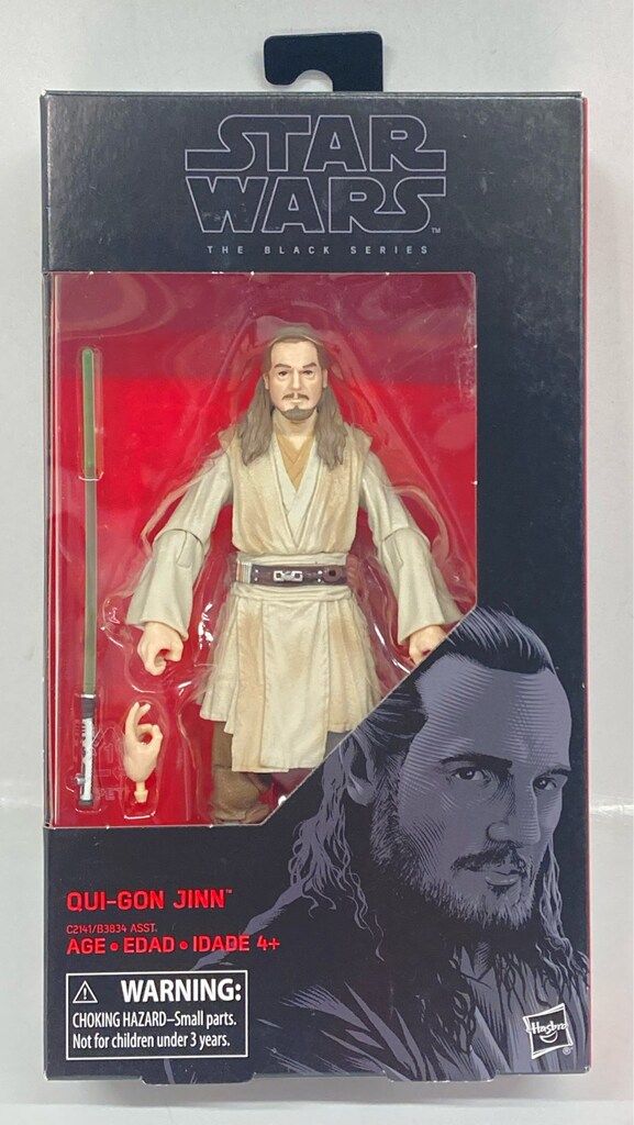 HASBRO 40 / THE BLACK QUI GON JINN 6インチ