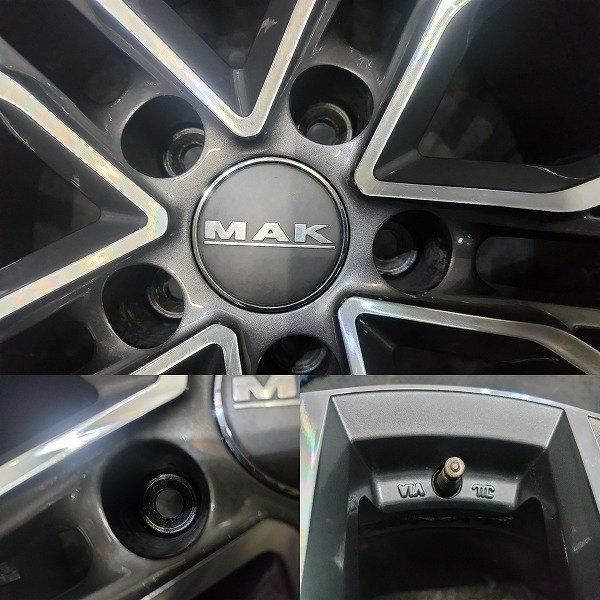 阿部商会 MAK UNION マック ユニオン 社外ホイール 17インチ 4本 7.5