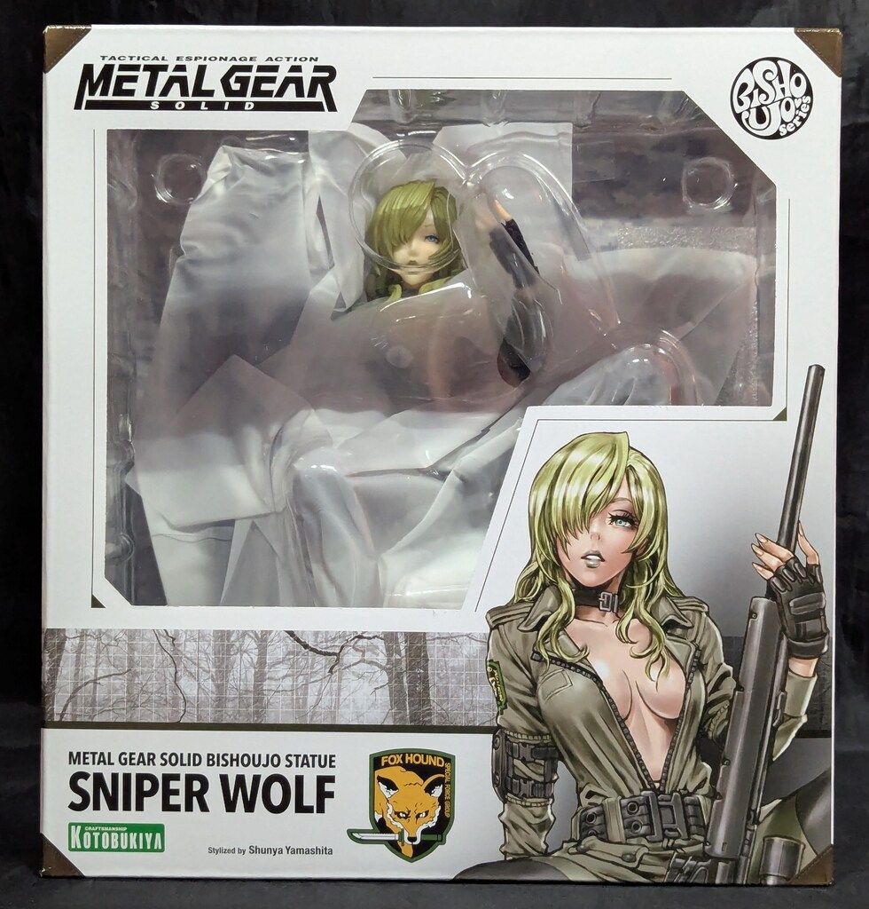 コトブキヤ メタルギアソリッド美少女 スナイパーウルフ (再々販 / 白箱) 1/7 PVC