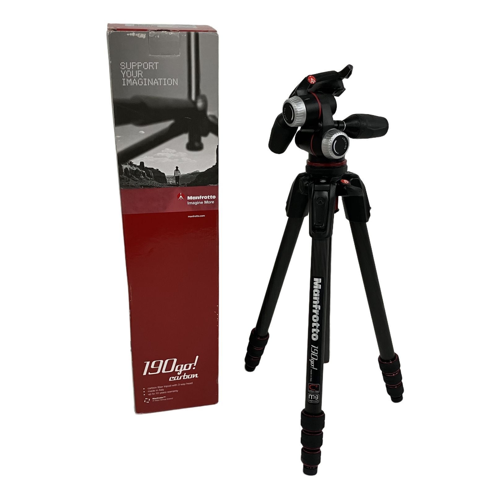 Manfrotto MHXPRO-3W MT190GOA4TB 雲台 三脚 マンフロット カメラ周辺機器 中古 B11127103