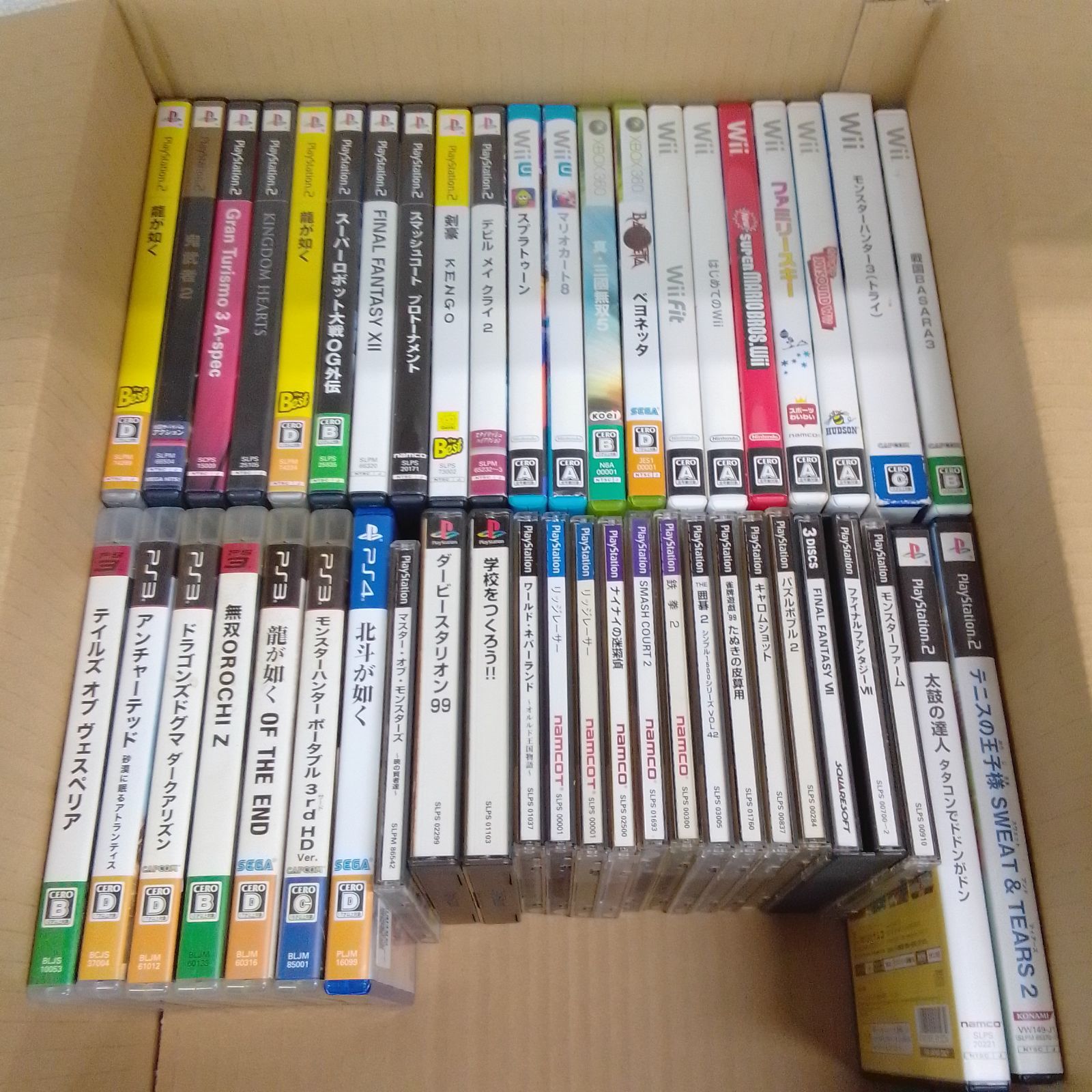 ☆ジャンク ゲームソフト 種類色々・重複多数 まとめ売り！！ PS・PS2