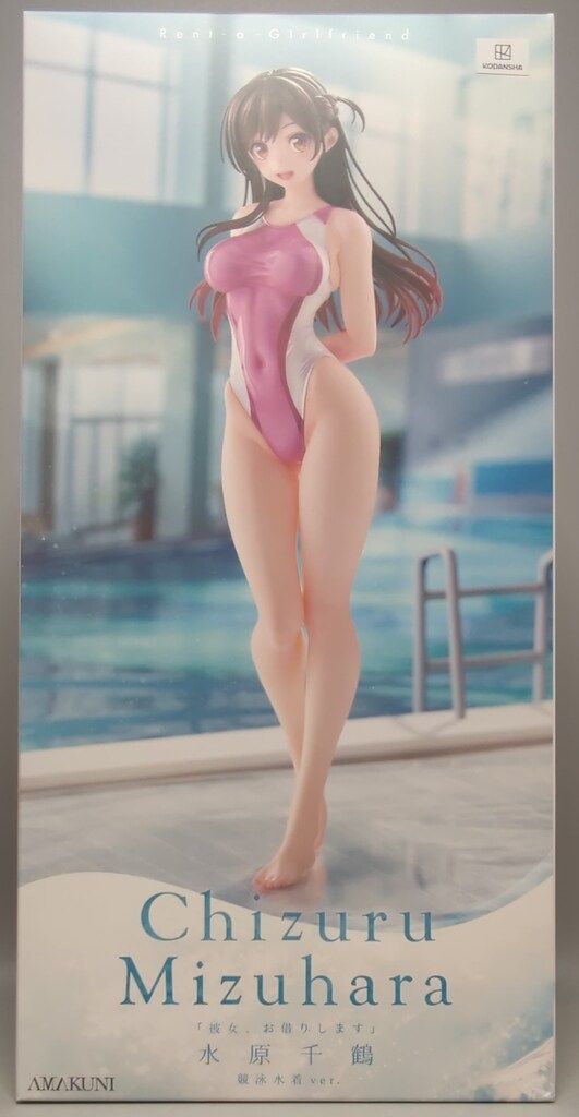 AMAKUNI/ホビージャパン 1/7スケール 水原千鶴 競泳水着ver. 再販版