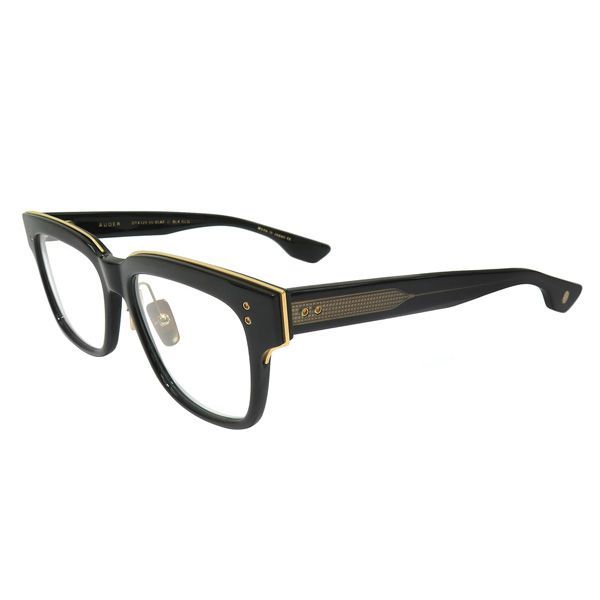 【ほぼ未使用】DITA ディータ《AUDER》オーダー DTX129-55-01AF BLK-GLD メガネ アジアンフィット ゴールド 47780