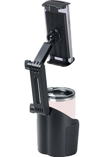 サンワダイレクト タブレットホルダー 車載 7?13インチ 耐荷重800g ドリンクホルダー設置 角度・高さ調整対応 車載ホルダー 車載タブレットホルダー 200-CAR127t 19c1cd03