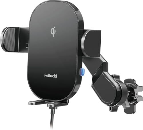 ペルシード(Pellucid) 車内用品 スマホホルダー 自動開閉スマホホルダー エアコン吹き出し口固定タイプ PPH2309t 3831692f