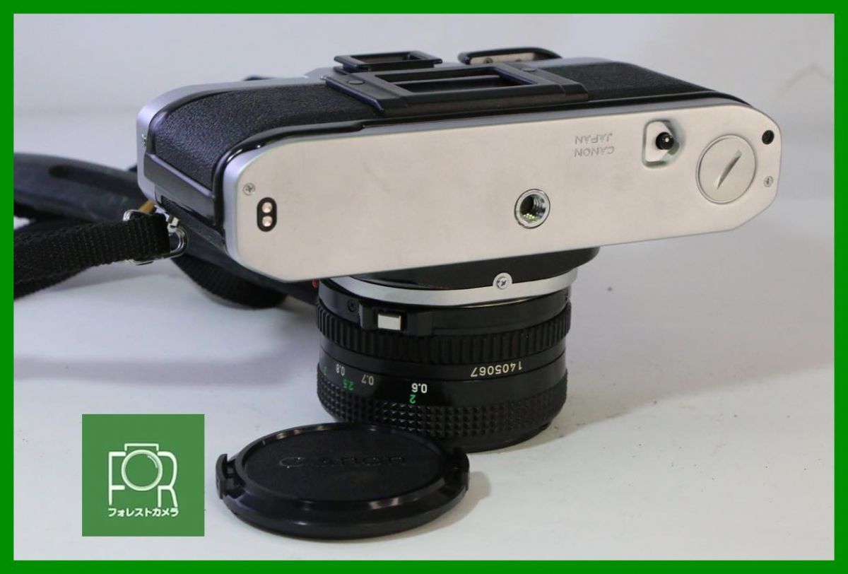 動作保証・点検済】良品□Canon AE-1 ｼﾙﾊﾞｰ / NEW FD 50mm F1.8□