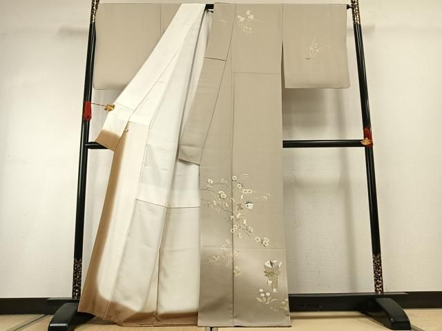 平和屋着物●訪問着 作家物 人物花文 暈し染め 正絹 逸品 AABI1507fy 平和屋着物●訪問着 作家物 人物花文 暈し染め 正絹 逸品 AABI1507fy