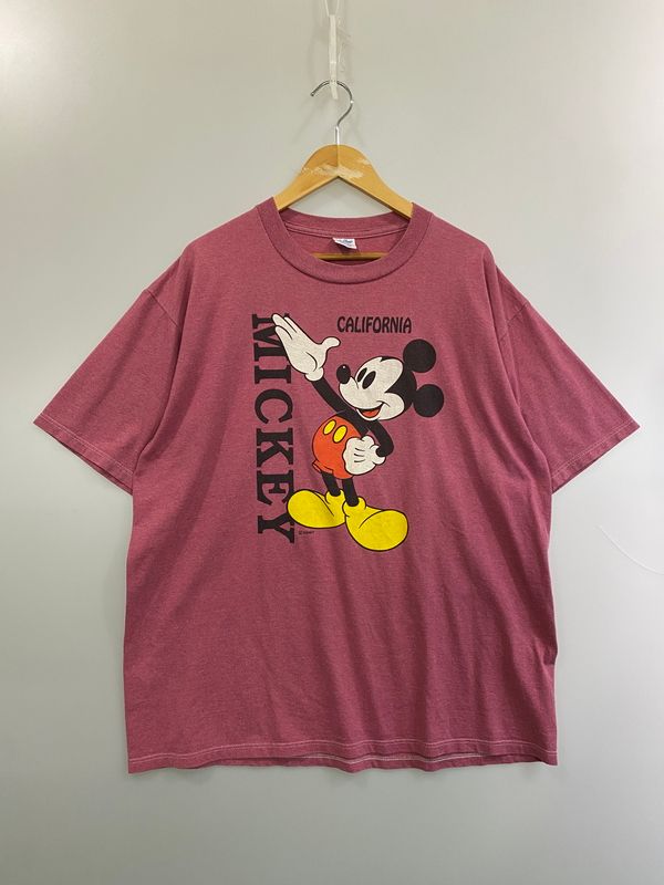 【中古品】 DISNEY ディズニー 90S MICKEY TEE 90年代 ミッキーマウス プリント 半袖 Tシャツ ヴィンテージ メンズ トップス 【146-260521-em-33-min】
